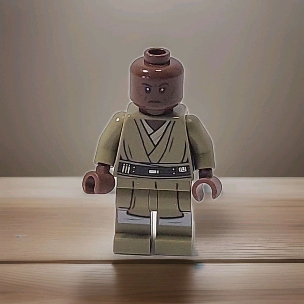 LEGO Star Wars Mace Windu Minifigure White Legs sw0479 75019 AT-TE Original